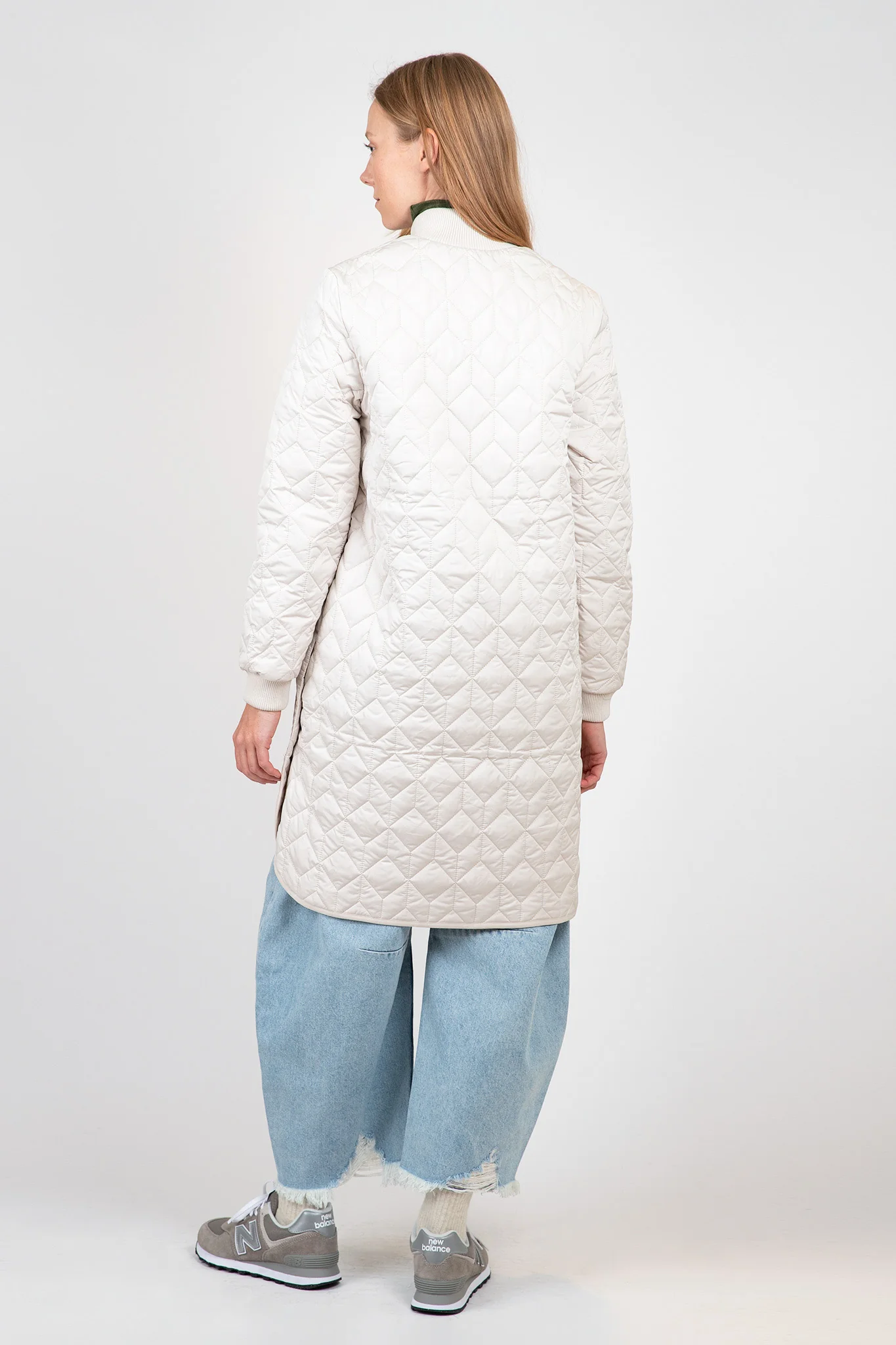 Padded Quilt Coat - Image 4