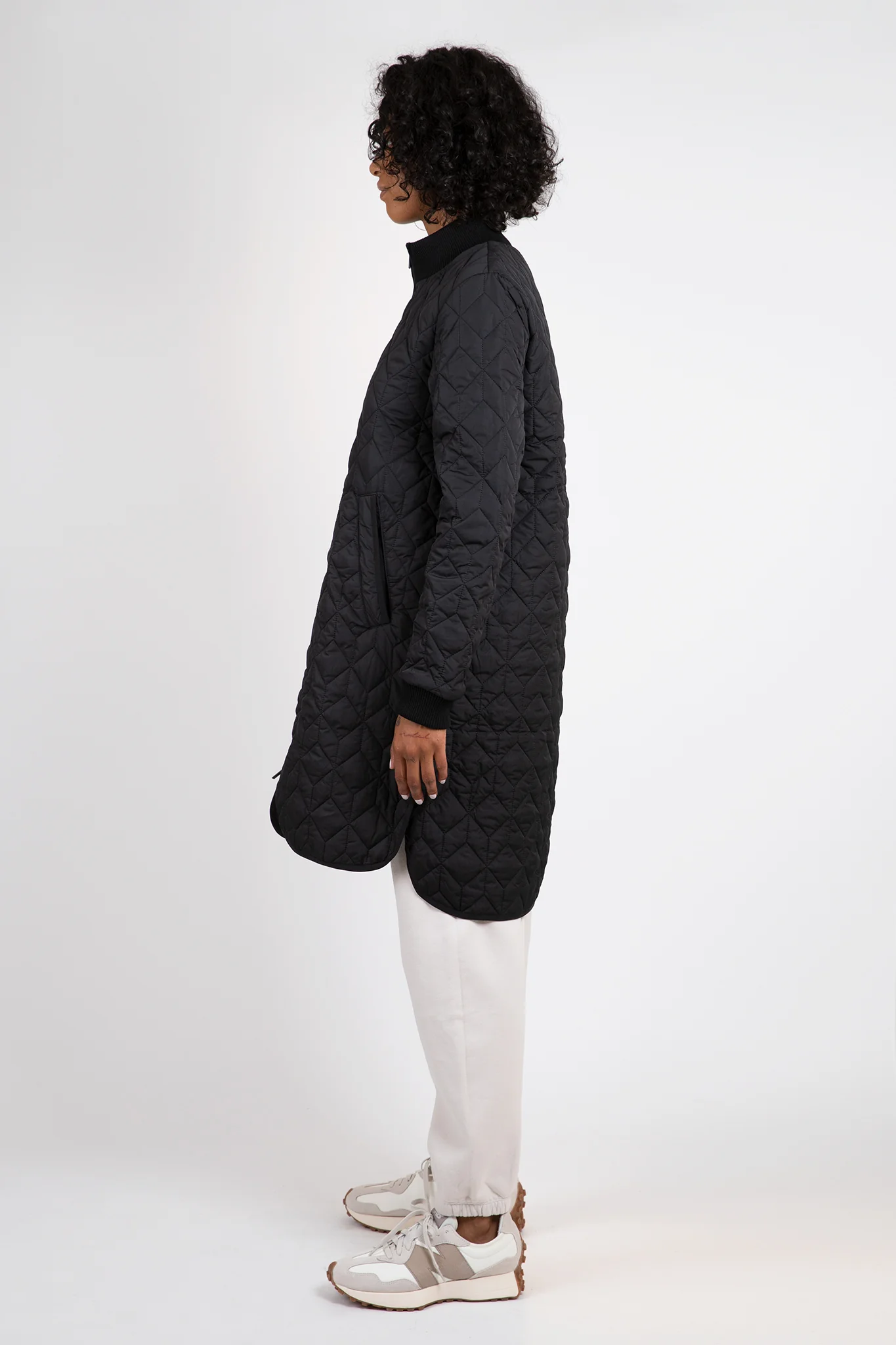 Padded Quilt Coat - Image 3