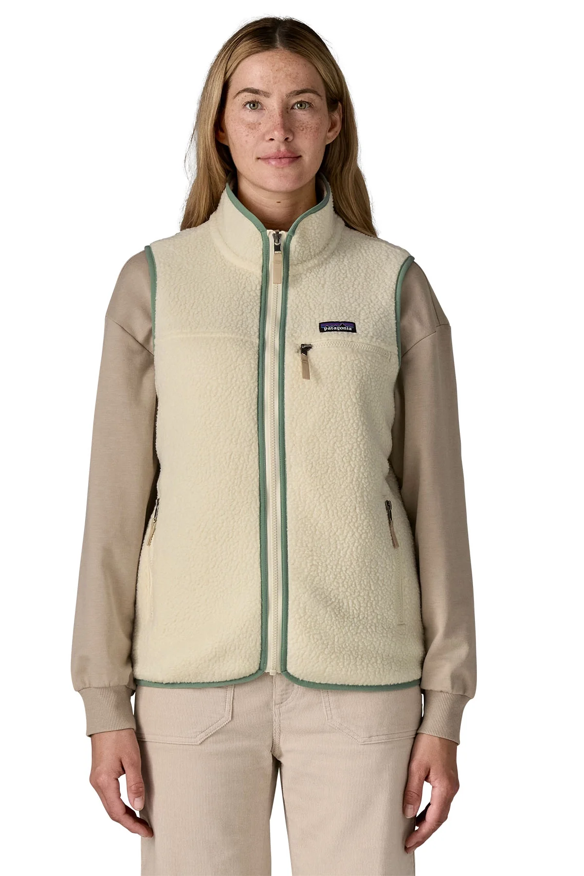 Retro Pile Fleece Vest - Image 2
