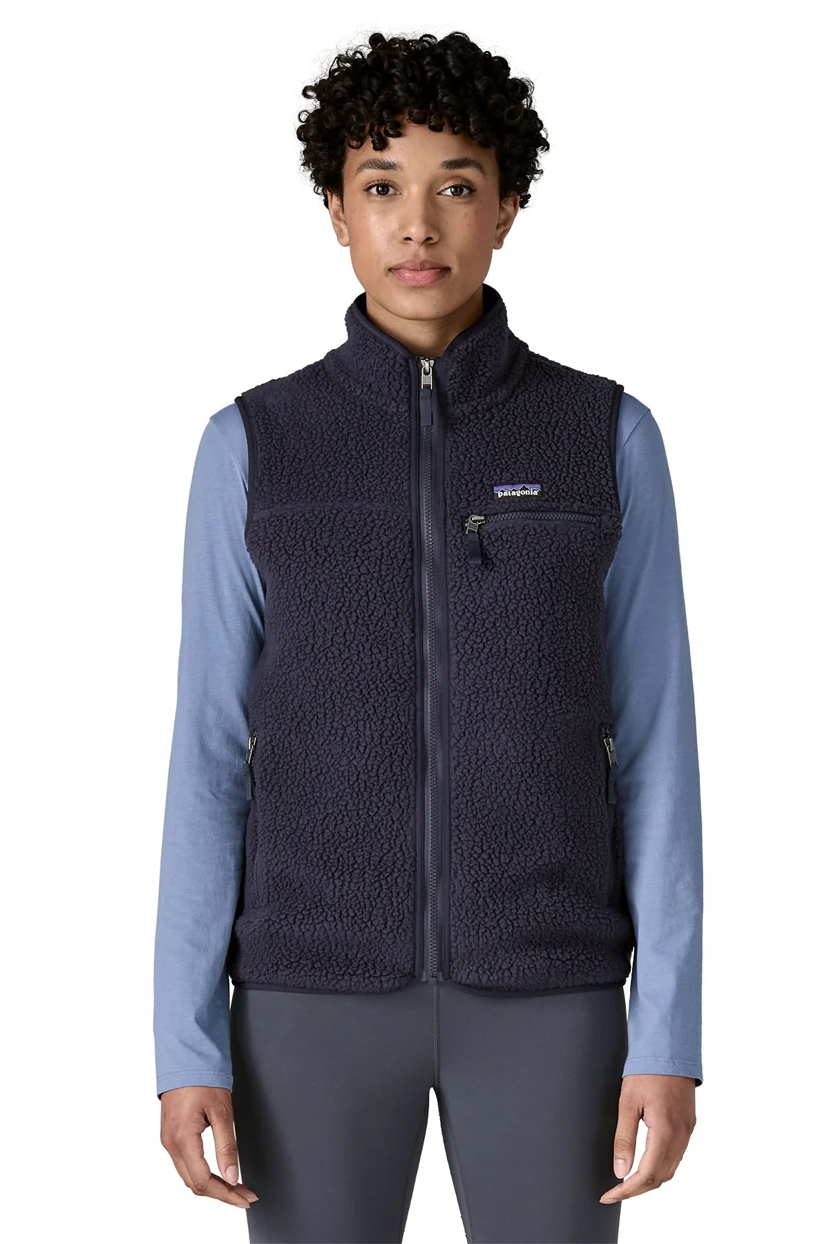 Retro Pile Fleece Vest - Image 2