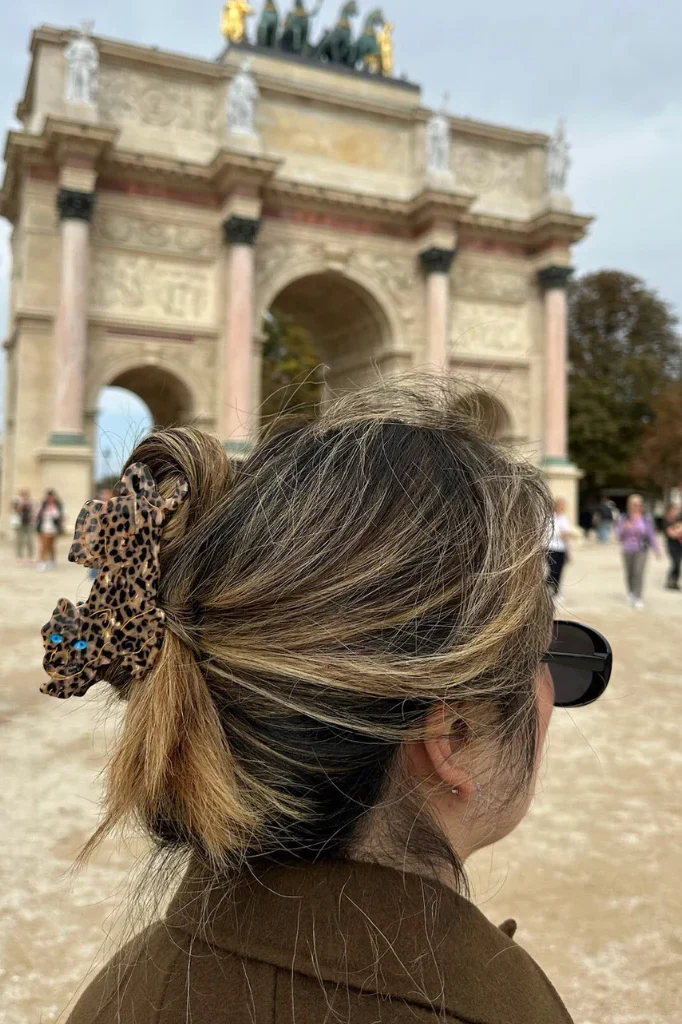 Hand-painted Leopard Claw Hair Clip - Image 2