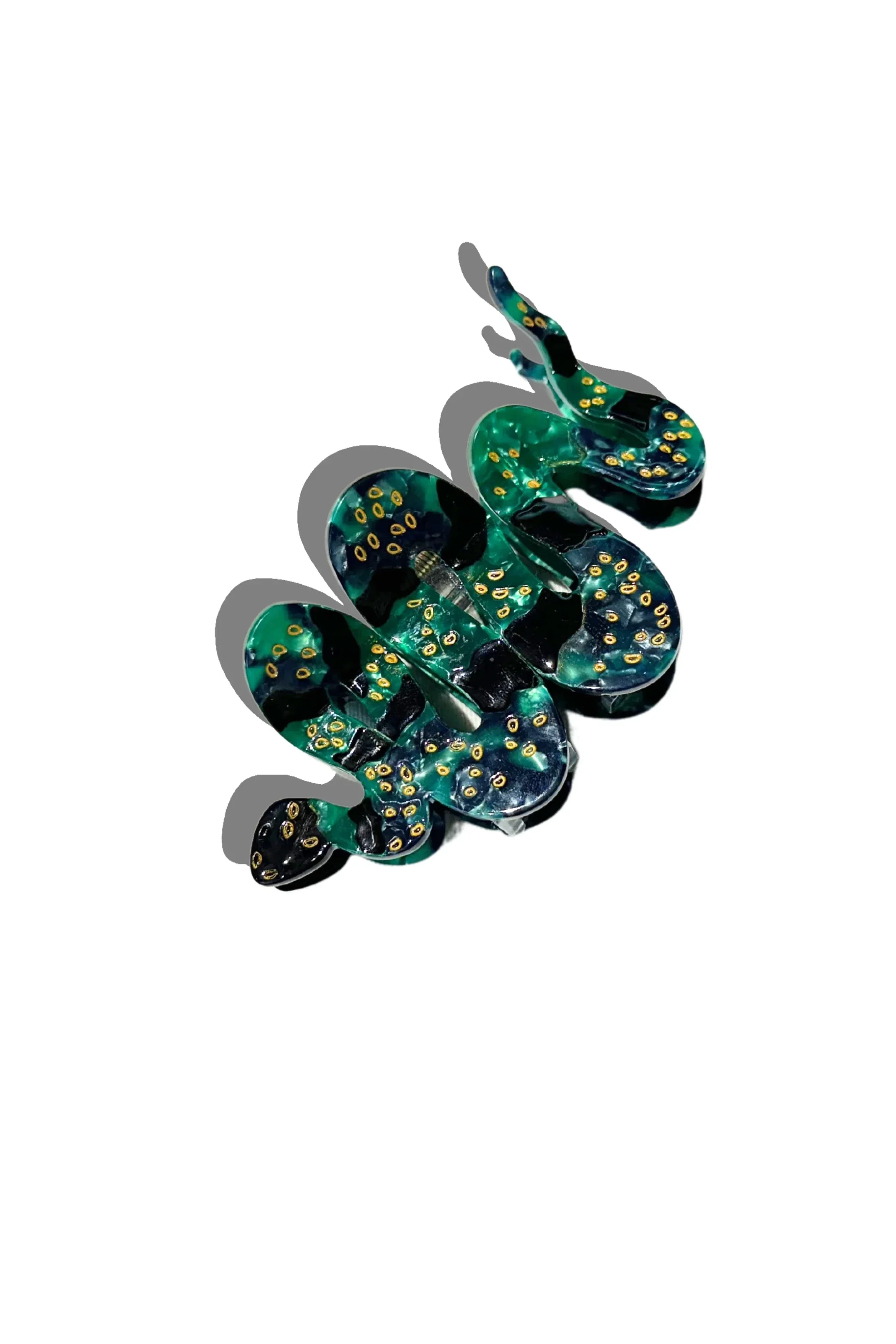 Hand-painted Snake Claw Hair Clip