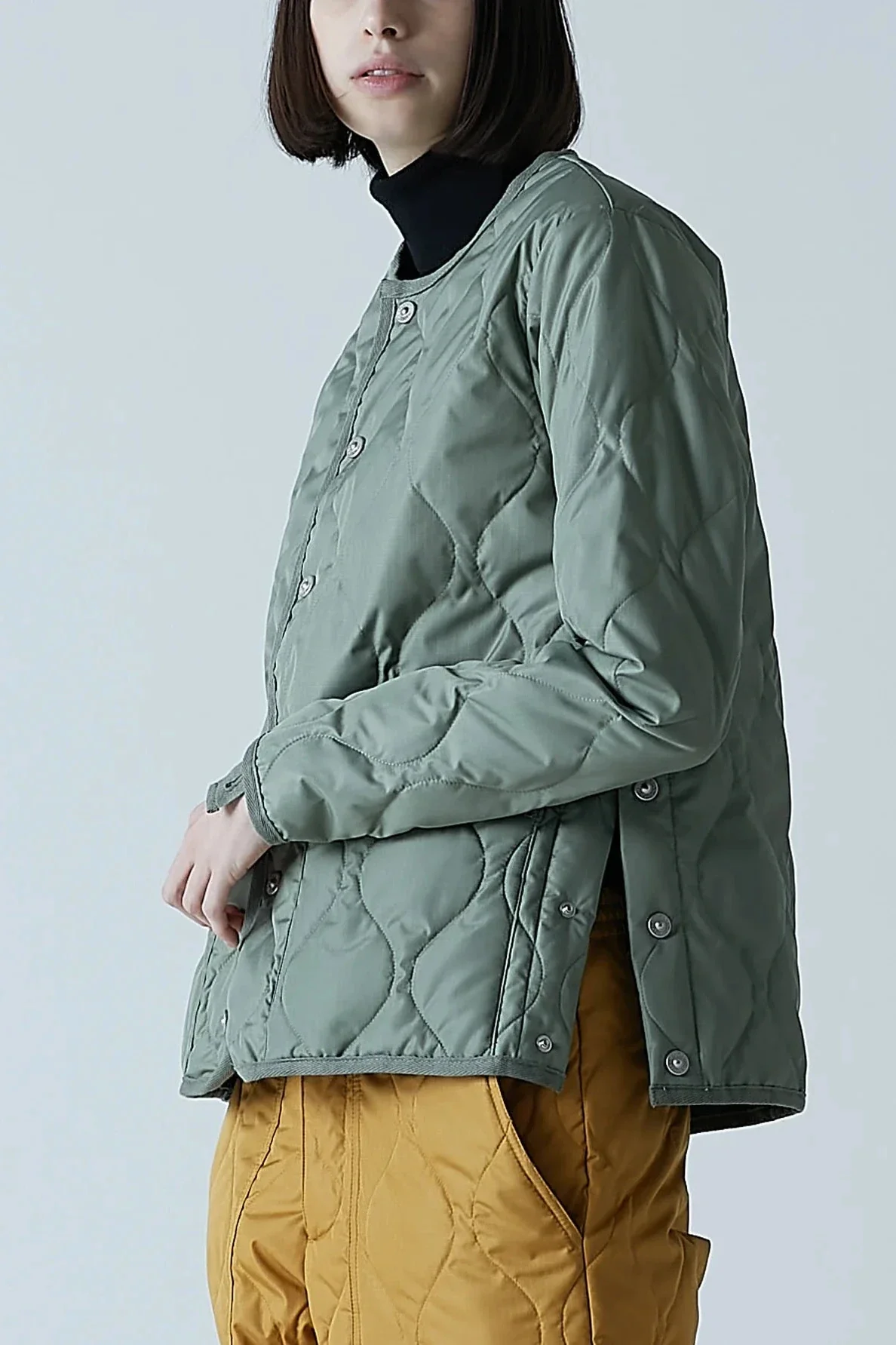 Military Crew Down Jacket - Image 2