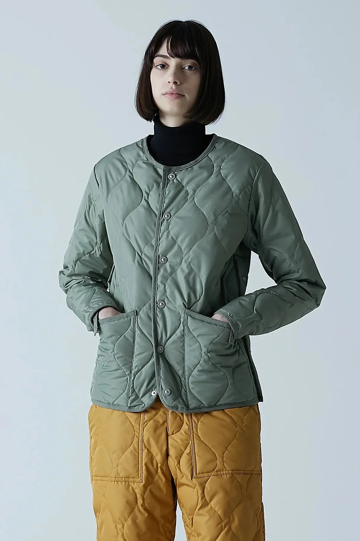 Military Crew Down Jacket - Image 3