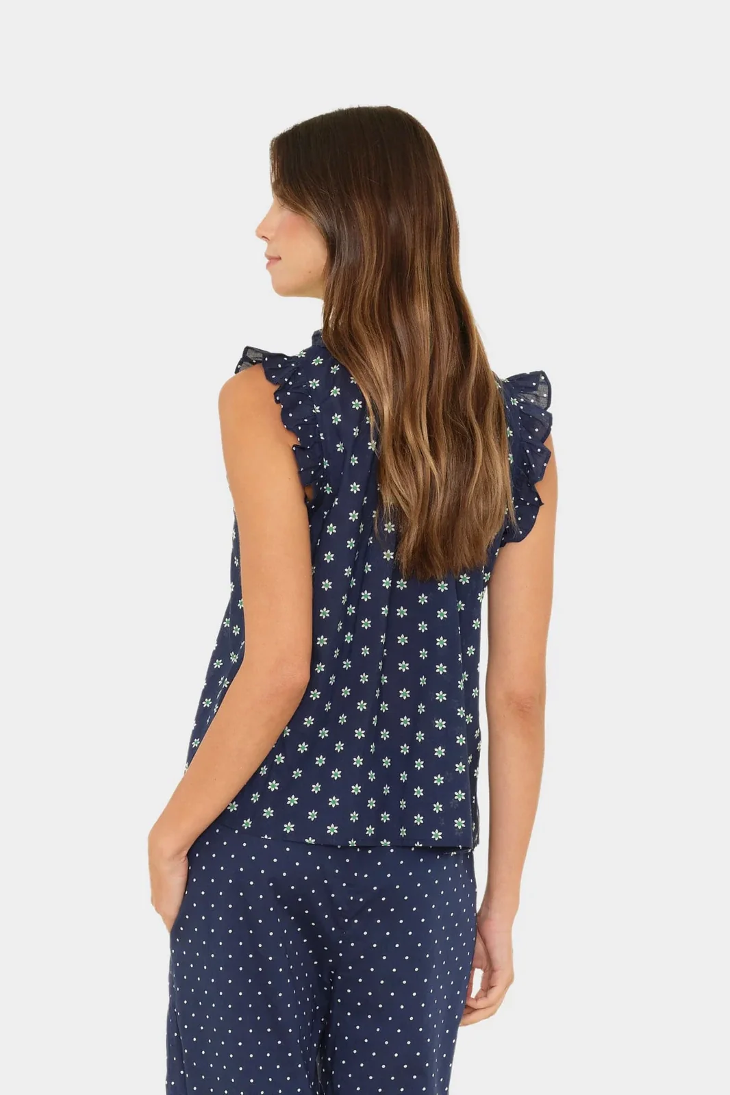 Navy Daisy Bex Top - Image 2