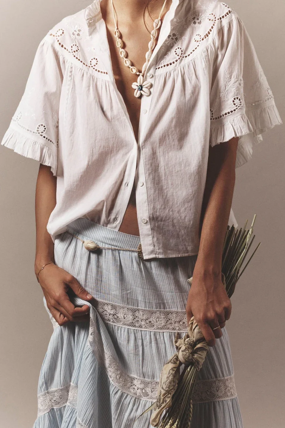 White Mae Shirt - Image 3
